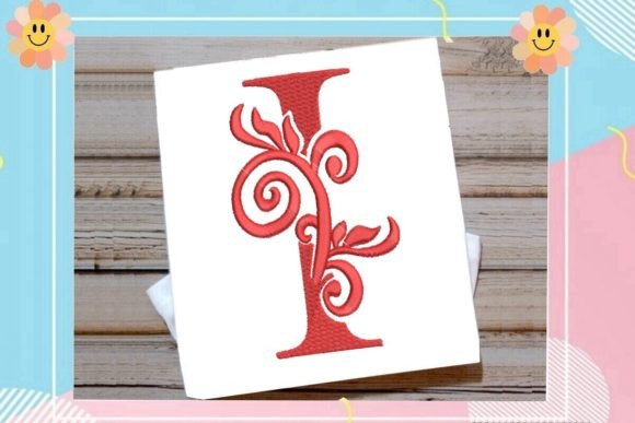 Beautiful Letter I Monogram
