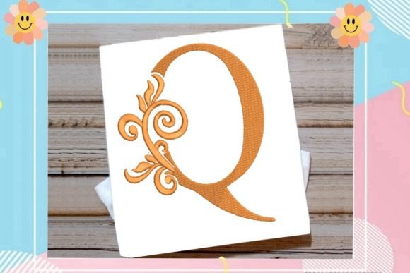 Beautiful Letter Q Monogram
