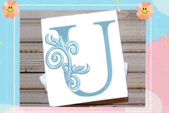 Beautiful Letter U Monogram