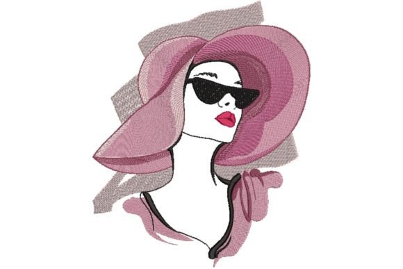 Beautiful Young Woman with Hat