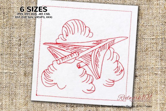 Future Aircraft Design Redwork