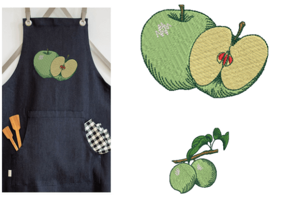 Green Apple Embroidery Design Review
