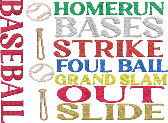 ITH Baseball Mug Rug