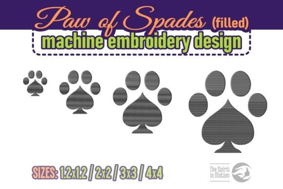 Paw of Spades - Filled