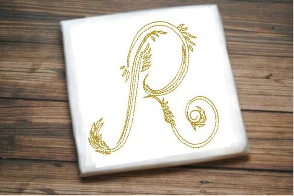 R One Line Beautiful Letter