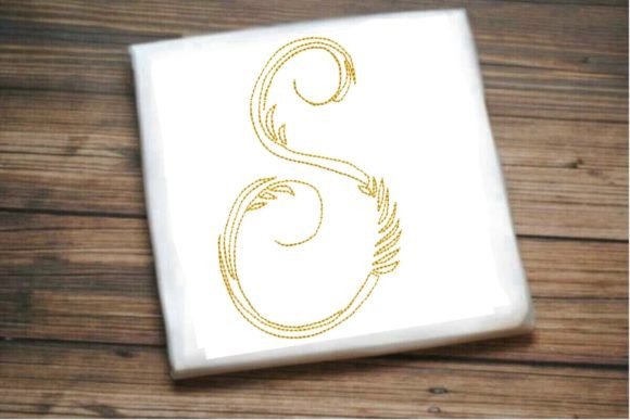 S One Line Beautiful Letter