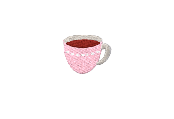 Small Tea Cup: A Craft Fair-Ready Embroidery Design